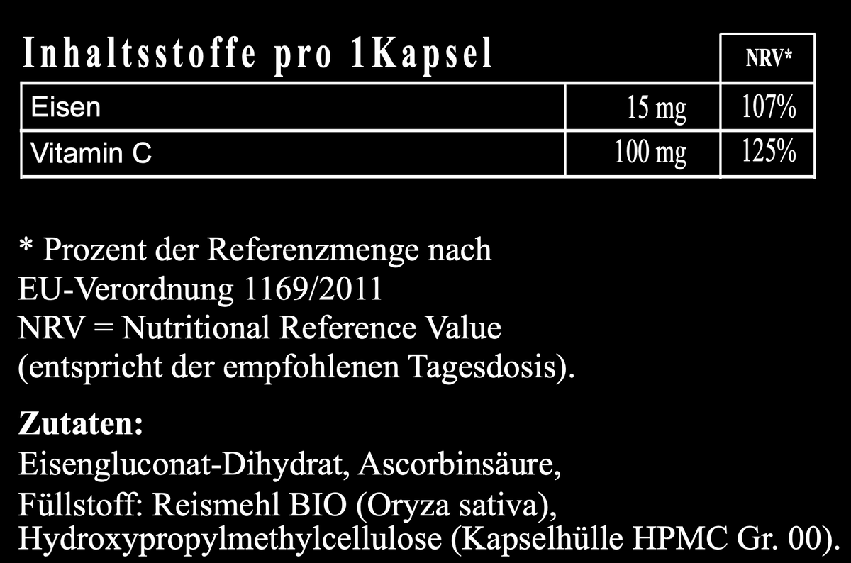 Eisen 15mg