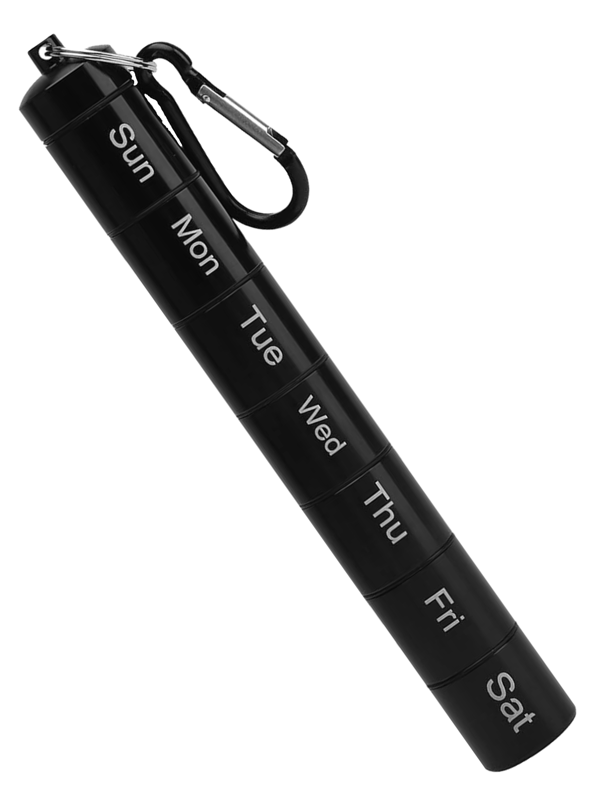 Tablettenbox schwarz