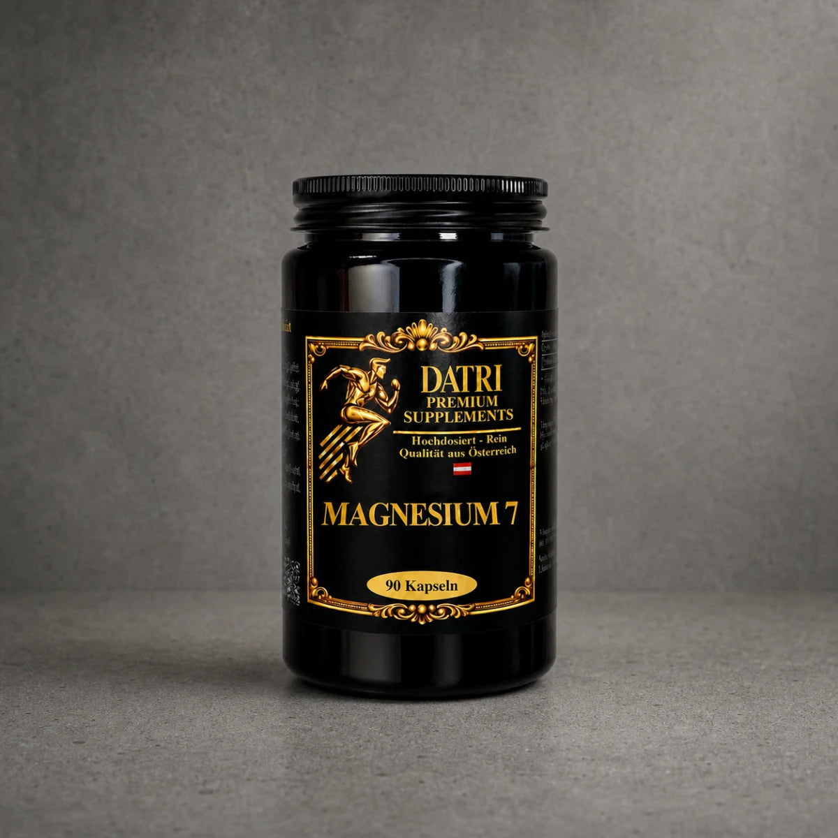 DATRI Magnesium 7 Komplex im Miron-Violettglas – Vorderseite
