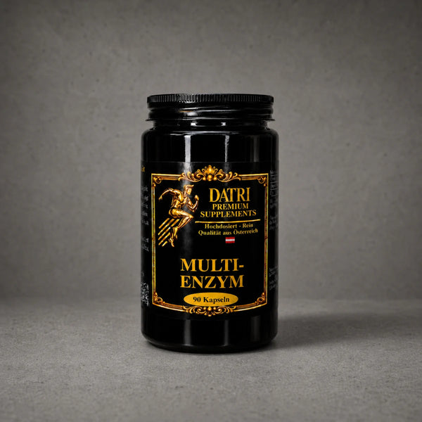 DATRI Multi-Enzym Komplex im Miron-Violettglas – Vorderseite