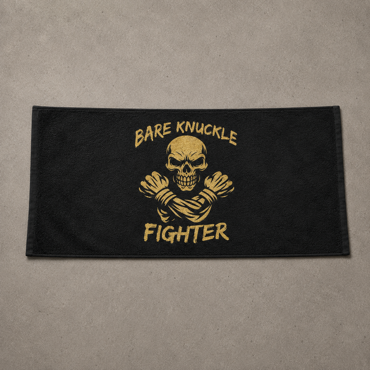 Bare Knuckle Fighter Sporthandtuch – Materialdetail