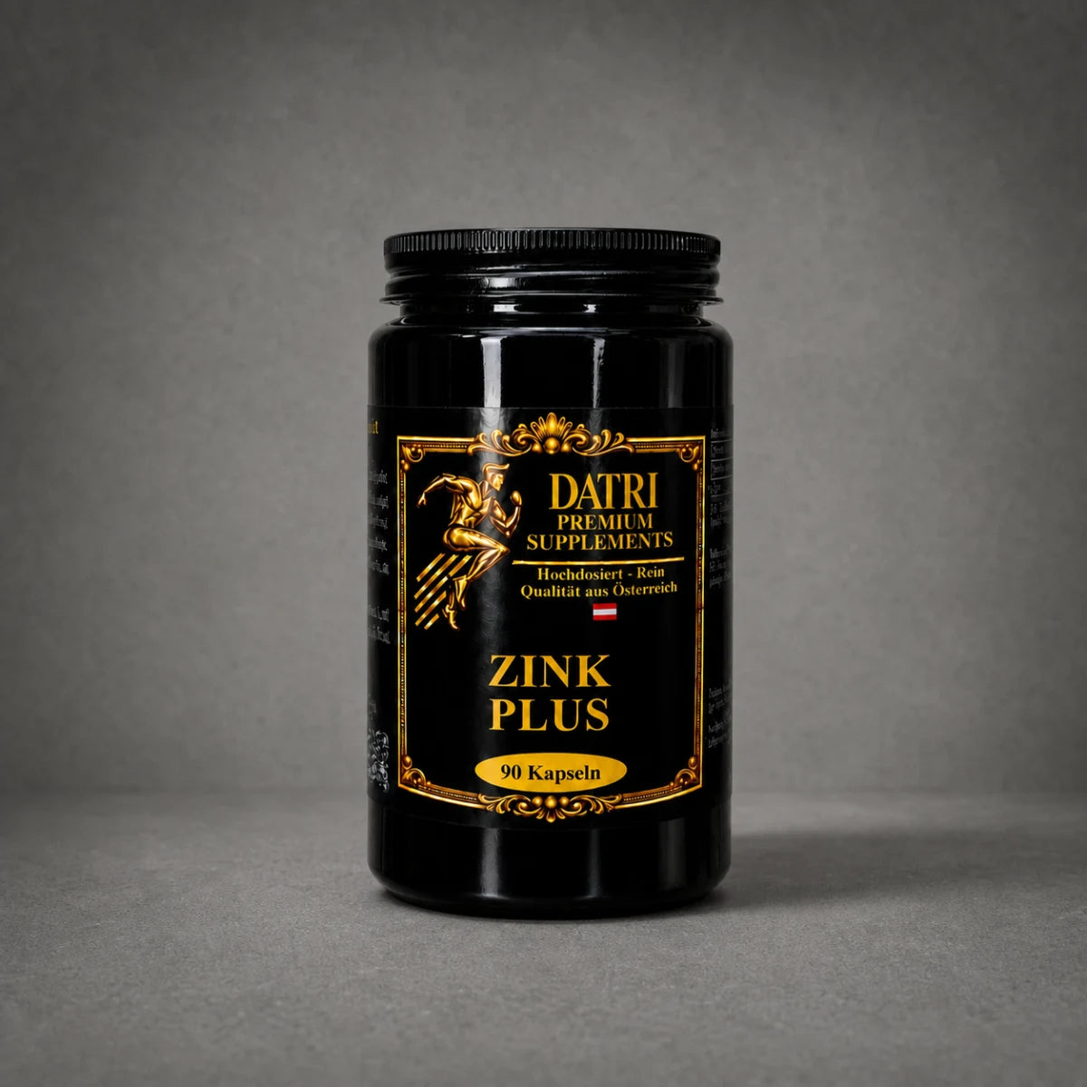 DATRI Zink Plus Kapseln im Miron-Violettglas – Vorderseite